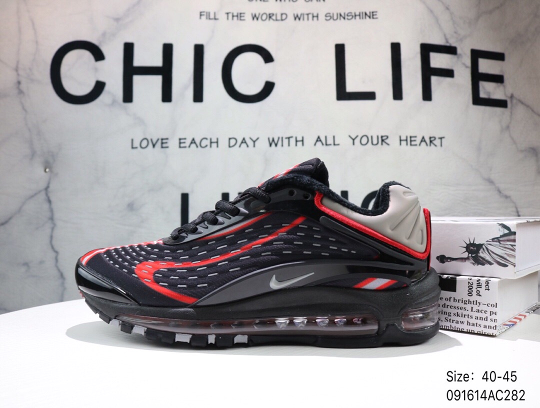 Nike Air Max 99 Black Red Shoes - Click Image to Close